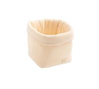 Panière De Rangement En Double Gaze De Coton - Uni Petale Beige TU