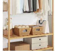 Panier de rangement - VIDAXL - Lot 2 pcs - Jacinthe d'eau - 38 x 28 x 15 cm - Naturel