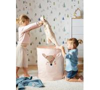 VERTBAUDET Panier de rangement XL Biche rose TU
