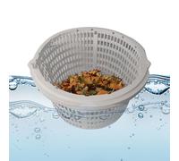 Panier de rechange pour écumoire de piscine, 19 cm, panier de filtre multifonction pour nettoyage de piscine, panier de rechange pour écumoire de rechange, pré-filtre de piscine avec poignée (1 pièce)