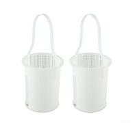 Panier de rechange pour pompe de piscine Pentair R38024 355318 V36-192 36343 Piège à feuilles haute efficacité en matériau ABS avec poignée pratique Blanc et bleu