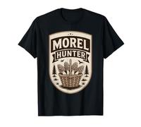 Panier De Recherche De Champignons Forestiers Morel Hunter T-Shirt