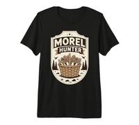 Panier De Recherche De Champignons Forestiers Morel Hunter T-Shirt Haut de Gamme