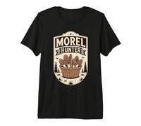 Panier De Recherche De Champignons Forestiers Morel Hunter T-Shirt Haut de Gamme