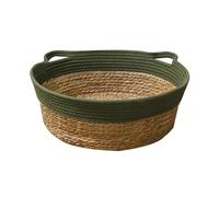 Panier de repos en paille naturelle pour petits chiens - Anti-rayures - Meubles pour animaux domestiques - Pour toutes les saisons