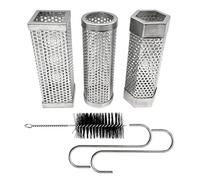 Panier de rôtissoire en acier inoxydable pour barbecue et fours à rôtir - Cage en maille de 30,5 cm avec porte facile à ouvrir, compatible avec rôtissoire standard R (B)