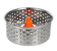 Panier de Séchage pour Seau à Balai Rotatif en Acier Inoxydable Argenté | Accessoire de Remplacement, Panier D’égouttage pour Serpillière, Retire L’excès D’eau, Entretien Facile