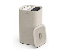 Panier de séparation du linge - Joseph Joseph - Tota - 60 litres - Écru - 2 compartiments