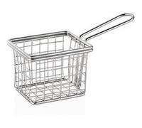 Panier de service en Acier au nickel chrome L 100 mm l 80 mm H 75 mm