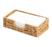 Panier de serviette 1PC, porte-serviette en rotin tissé à eau, 9.5x5.1x2.8 Porte-papier en osier rectangulaire pour table, salle de bain, invitée jetable.