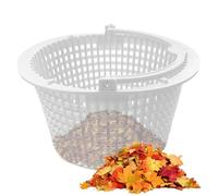 Panier de skimmer de piscine 16 cm, panier rond avec poignée, panier de rechange polyvalent pour un nettoyage efficace de la piscine, pré-filtre de piscine, améliore l'efficacité du nettoyage de