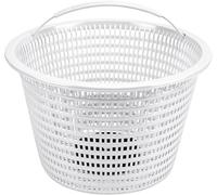 Panier De Skimmer, Panier De Rechange pour Skimmer Standard, Panier en ABS Robuste pour Piscines, Diamètre 18 Cm Pré-Filtre De Piscine Facile À Démonter Résistant Au Chlore (Blanc C)