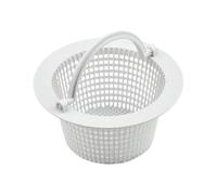 Panier De Skimmer, Panier De Rechange pour Skimmer Standard, Panier en ABS Robuste pour Piscines, Diamètre 18 Cm Pré-Filtre De Piscine Facile À Démonter Résistant Au Chlore (Blanc B)