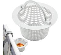 Panier De Skimmer Piscine, 15,8cm Filtre Skimmer Piscine, Panier D'Écumoire De Pisci-ne Rechange Avec Poignée, Accessoires De Pisci-ne Pour Enlever Les Feuilles Et La Saleté