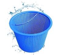Panier de skimmer réutilisable de 18 cm - Panier de rechange pour skimmer standard - Avec poignée pour un retrait facile - Nettoie la saleté et les feuilles - Pour piscines souterraines et hors sol