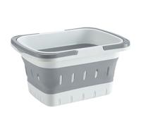 Panier De Spa - Organiseur Pliable, Fourre-tout De Bain Pliable Avec Poignée, Panier De Douche | Bac De Rangement De Douche Portable, Pour Salle De Bain, Camping-car, Maison, Dortoir, Camping, Apparte