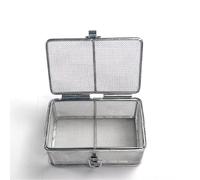 Panier de stérilisation en Maille avec Couvercle, Maille de 2 mm, pour Instruments dentaires, Usage hospitalier