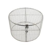 Panier de stérilisation perforé en maille avec couvercle - Plateau de nettoyage en acier inoxydable pour instruments ophtalmiques et ORL