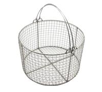 Panier de stérilisation rond en acier inoxydable 304, plateau alimentaire en acier inoxydable, paniers perforés en maille, maille de 1 cm, convient pour les laboratoires, instruments d'hôpital