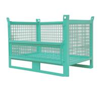 Panier de stockage 1000 kg robuste sur base avec portillon rabattable CMR-12SP - IMER - 070801CMR13
