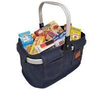 Panier De Supermarché En Jeans