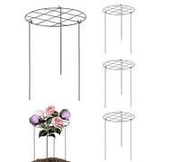 Panier de support pivoine - Support pour hortensias dans le jardin - 4 supports de résistants aux intempéries pour hortensias, monstera, tomates, fraises et fleurs dans un parterre surélevé