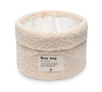 Panier De Toilette Boucle Naturel (14 X 18 Cm) Ecru TU