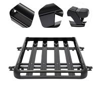Panier de toit de voiture - Porte-bagages de toit universel en aluminium - Convient pour SUV et véhicules utilitaires - Grande capacité de charge - Sécurité et stabilité - Excellente connexion sans