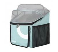 Panier de Transport 4 en 1 pour Chien et Chat - Dégagement Rapide Convertible en Sac à Dos, Sac à Main et lit pour Animal de Compagnie pour Le Cyclisme en Plein air, Les Voyages la Maison, Bleu