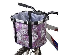 Panier de transport avant détachable pour animal domestique avec cadre en alliage d'aluminium