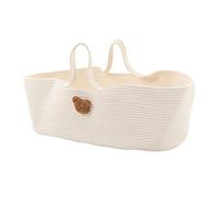 Panier de Transport pour bébé, Panier à Langer Pliable et Portable pour le Salon de bébé, pour nouveau-né (WHITE)