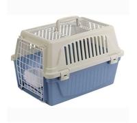 Panier de transport pour chats ATLAS 10 OPEN - Plastique - Porte métal - Coussin et abreuvoir - FERPLAST