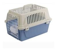 Panier de transport pour chats ATLAS 10 OPEN - Plastique - Porte métal - Coussin et abreuvoir - FERPLAST G
