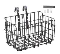 Panier de vélo - Accessoires de cyclisme pliables en fer | Support réglable, panier de vélo de montagne Support de guidon pour trottinette électrique de route Commuting Équitation Cargo Gear Hommes