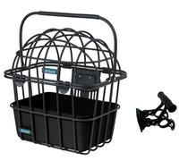 Panier de vélo amovible Around Luna pour animaux, avec fixation guidon ACE - Noir mat