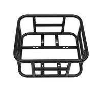 Panier de vélo arrière amovible avec 2 plaques de fer, grand panier porte-bagages pour vélo, vélo électrique et vélo électrique, stable et durable, charge jusqu'à 25 kg