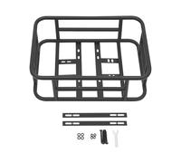 Panier de vélo arrière, panier amovible pour vélo arrière avec 2 plaques de fer, paniers de vélo arrière porte-bagages pour vélo e-bike vélo électrique | Stabilité et durabilité | jusqu'à 25 kg (45,5×