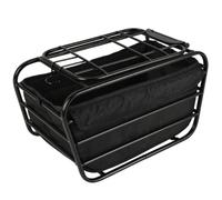 Panier de vélo arrière, Panier de vélo en Fil métallique Robuste pour Chien, kit d'installation Facile avec Sac Doublure, Porte-Animaux en Acier pour Chien, Chat, Marchandises Moins 6 LB, po