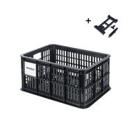 Panier de vélo avec plaque en plastique CRATE S 17.5L (39X28.5X23 CM) MIK 2.0