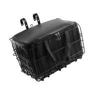 Panier de vélo de montagne pliable en métal pour guidon avant et arrière - Remorque latérale épaisse