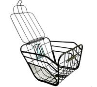 Panier De Vélo En Métal Avec Couvercle Universel, Solide, Installation Facile, Grande Capacité, Avant Et Arrière, Amovible, Suspendu