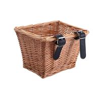 Panier de vélo en Osier for Animaux de Compagnie, rehausseur Avant de vélo for Chat et Chien, Organisateur de siège de Voiture, Chargement for Voyage Camping en Plein air