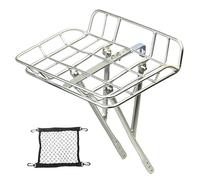 Panier De Vélo Grande Capacité Métallique Avec Filet Et Vis