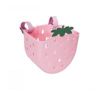 Panier de vélo mignon pour filles garçons scooter pour tricycle mignon | Design en osier, construction en plastique, montage avant, convient aux vélos de 30,5 à 50,8 cm, options colorées