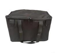 Panier de vélo portable, sac à provisions en tissu Oxford pour le rangement, couleur noire