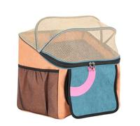 Panier de vélo pour chien pliable et sûr en aérée | Sac de vélo pour chien et chat pour parc, route, camping, chemin forestier, banlieue