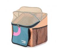 Panier de vélo pour Chien, Porte-Animal Convertible à dégagement Rapide pour vélos, Multifonctionnel comme Sac à Dos, Sac Main, lit Orange, Panier de vélo pour Chien
