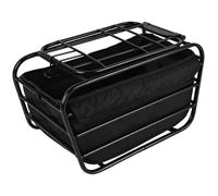 Panier de vélo pour Chien, Porte-vélo arrière pour Chien, Panier Robuste en Acier à Haute teneur en Carbone avec Doublure Souple pour Animaux de Moins 6 LB,