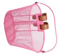 Panier de vélo pour enfants de grande capacité en métal avec ceinture réglable