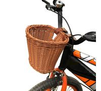 Panier De VéLo Pour Enfants, Panier De Guidon Avant Pour Enfants, Panier En Plastique Rotin Pour Panier De Chargement, Rangement Pour VéLo